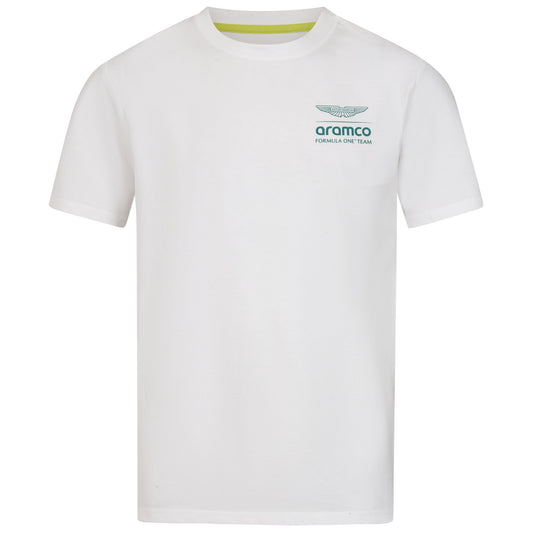 Aston Martin Aramco F1 - Cotton T-shirt - White